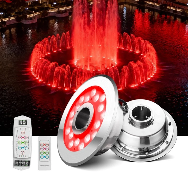 Fontene LED-lys under vann